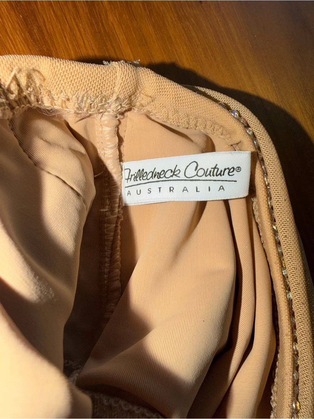 Custom Lyrical Champagne/Gold Costume - Child 7